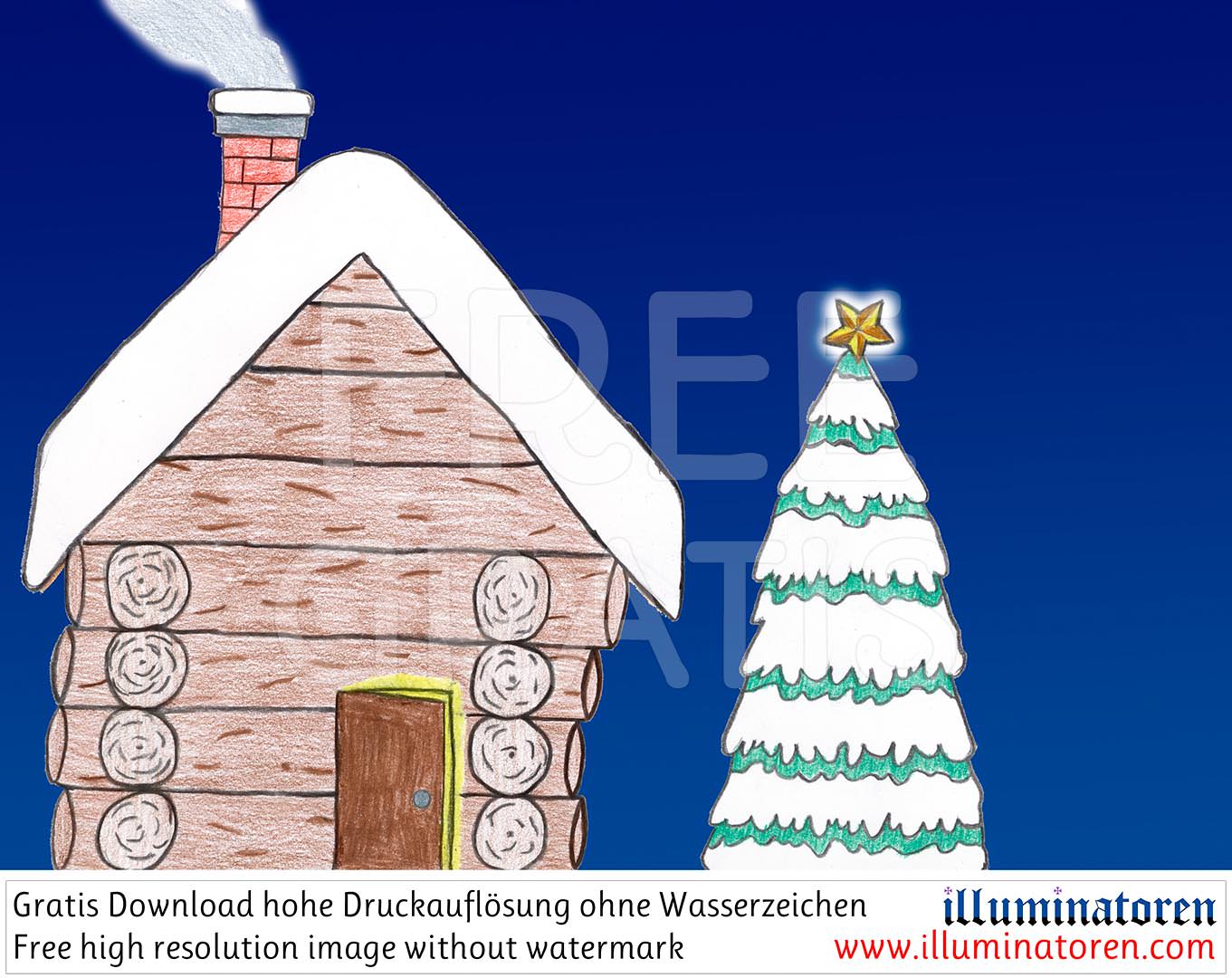 Weihnachten, 24. Dezember, X-Mas, Heiligabend, Christnacht, Zeichnung, Illustration, Druckaufloesung, Gratisbild, Illuminatoren, kirchliche Jugendarbeit, katholische Kirche, Pastoralraum meggerwald pfarreien, Horw, Christentum