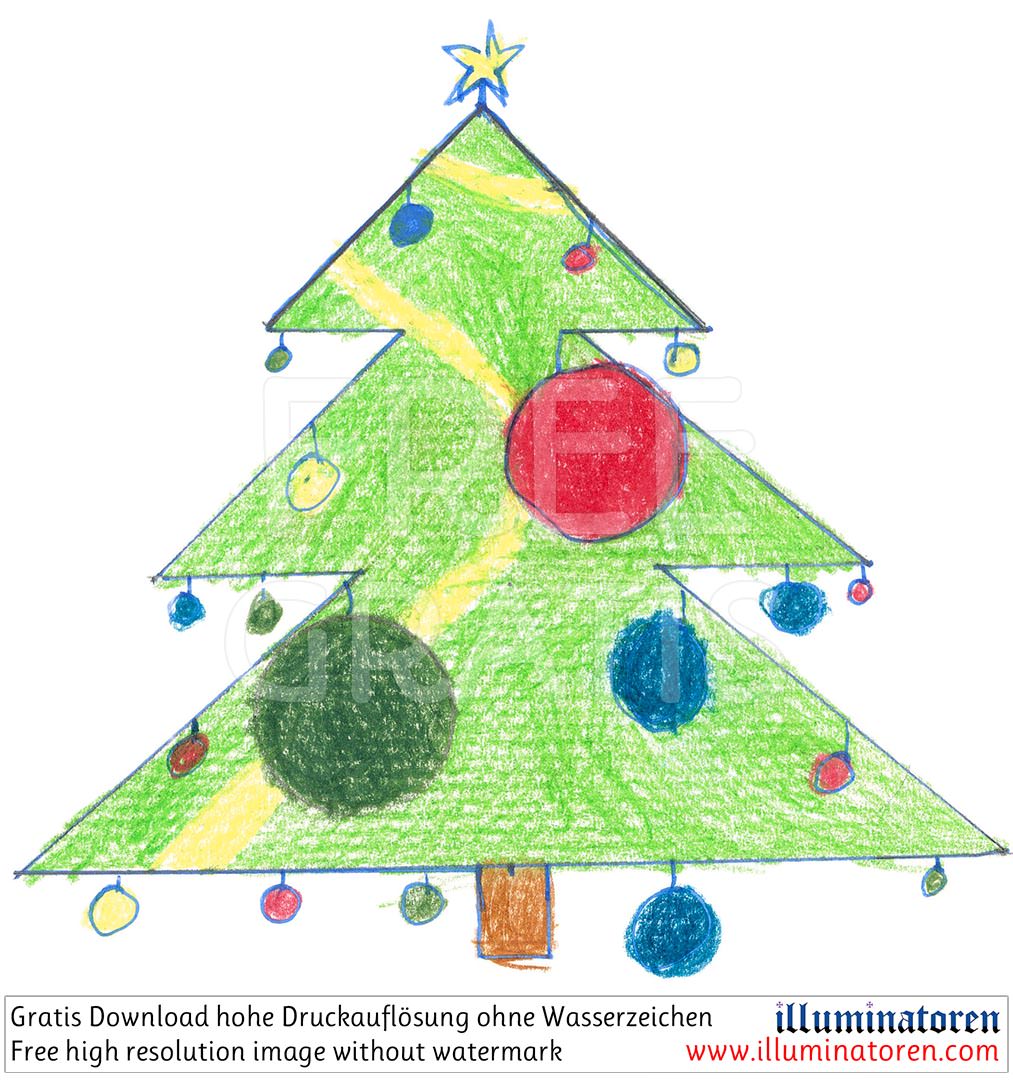 Tannenbaum, Weihnachtsbaum, Weihnachten, Kugeln, abstrakt, schematisch, Zeichnung, Illustration, Druckaufloesung, Gratisbild, Illuminatoren, kirchliche Jugendarbeit, katholische Kirche, Pastoralraum meggerwald pfarreien, Horw, Christentum